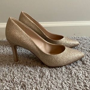 Kelly&katie golden heels- worn once!!